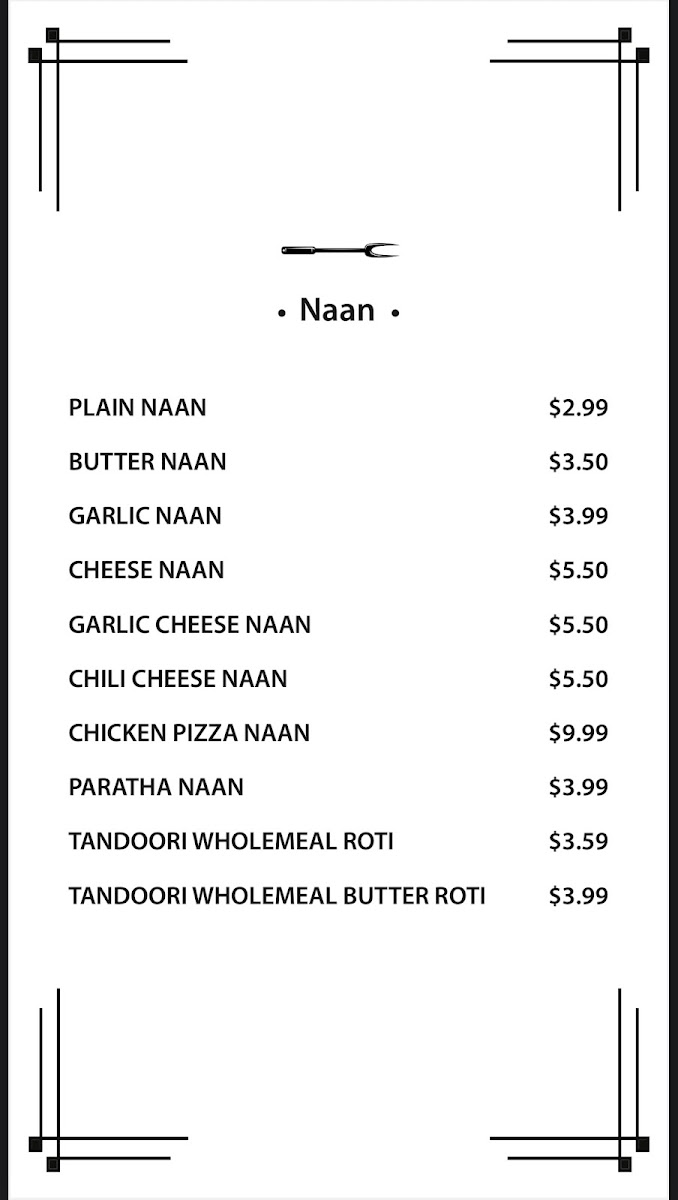 Menu Spice & Spoon-7